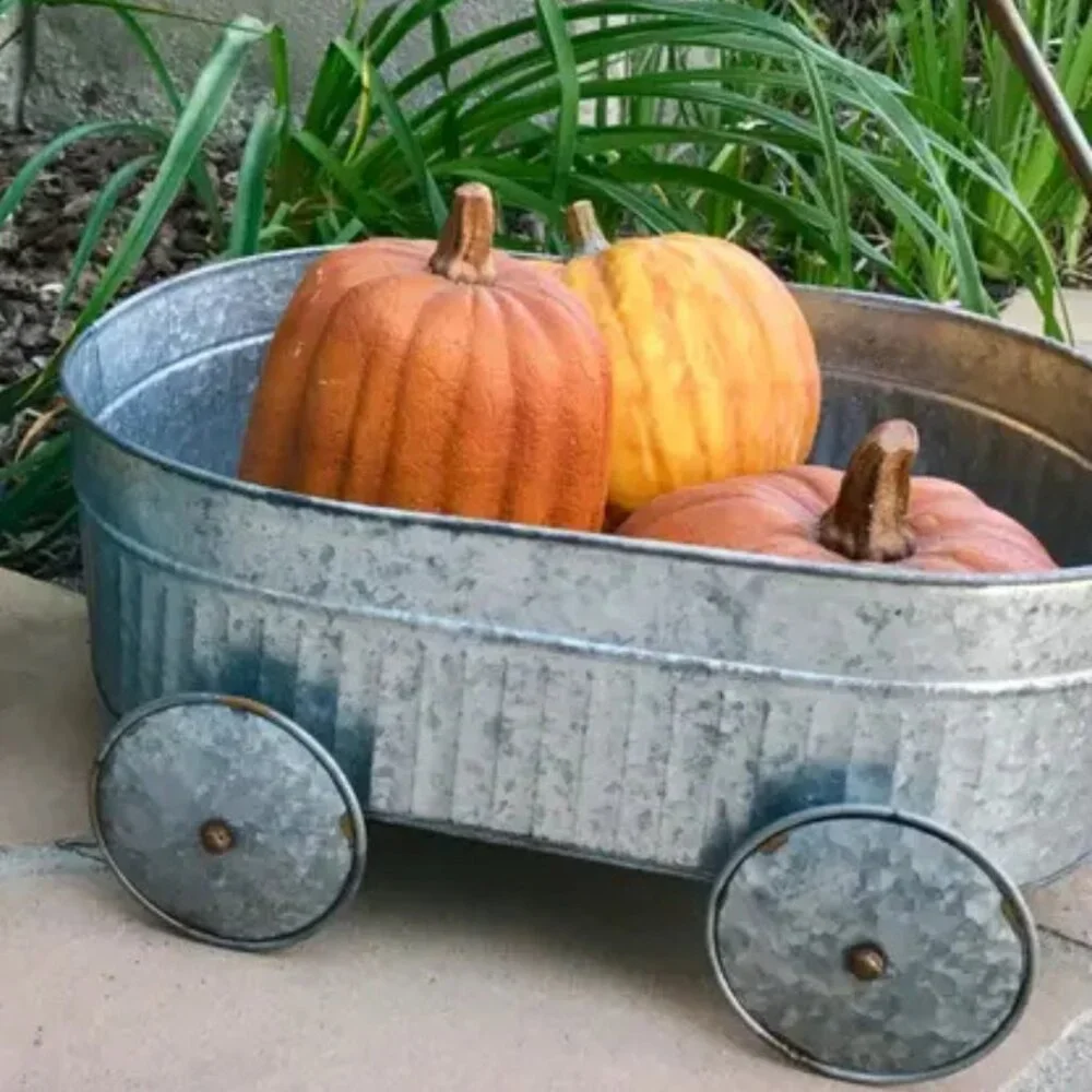 NWT - Kraft Klub Wagon Planter With Wheels